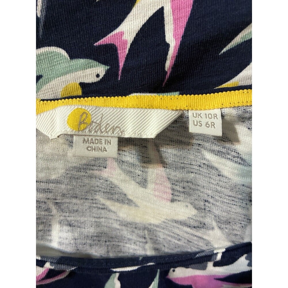 Boden Women’s Blue Bird Dress Size 6 - Picture 6 of 8